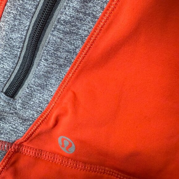 LULULEMON Run for your Life Long Sleeve Running Top Pullover Ponytail Hole Sz 10 - Picture 9 of 9